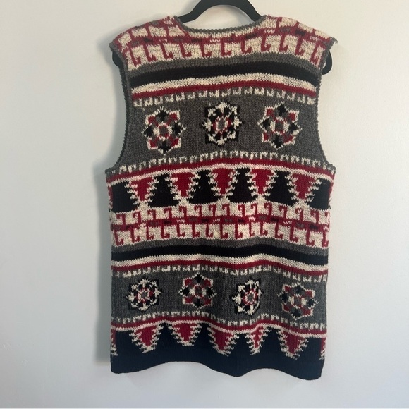 Woolrich Snowflake Holiday Wool Sweater Vest - Picture 6 of 8
